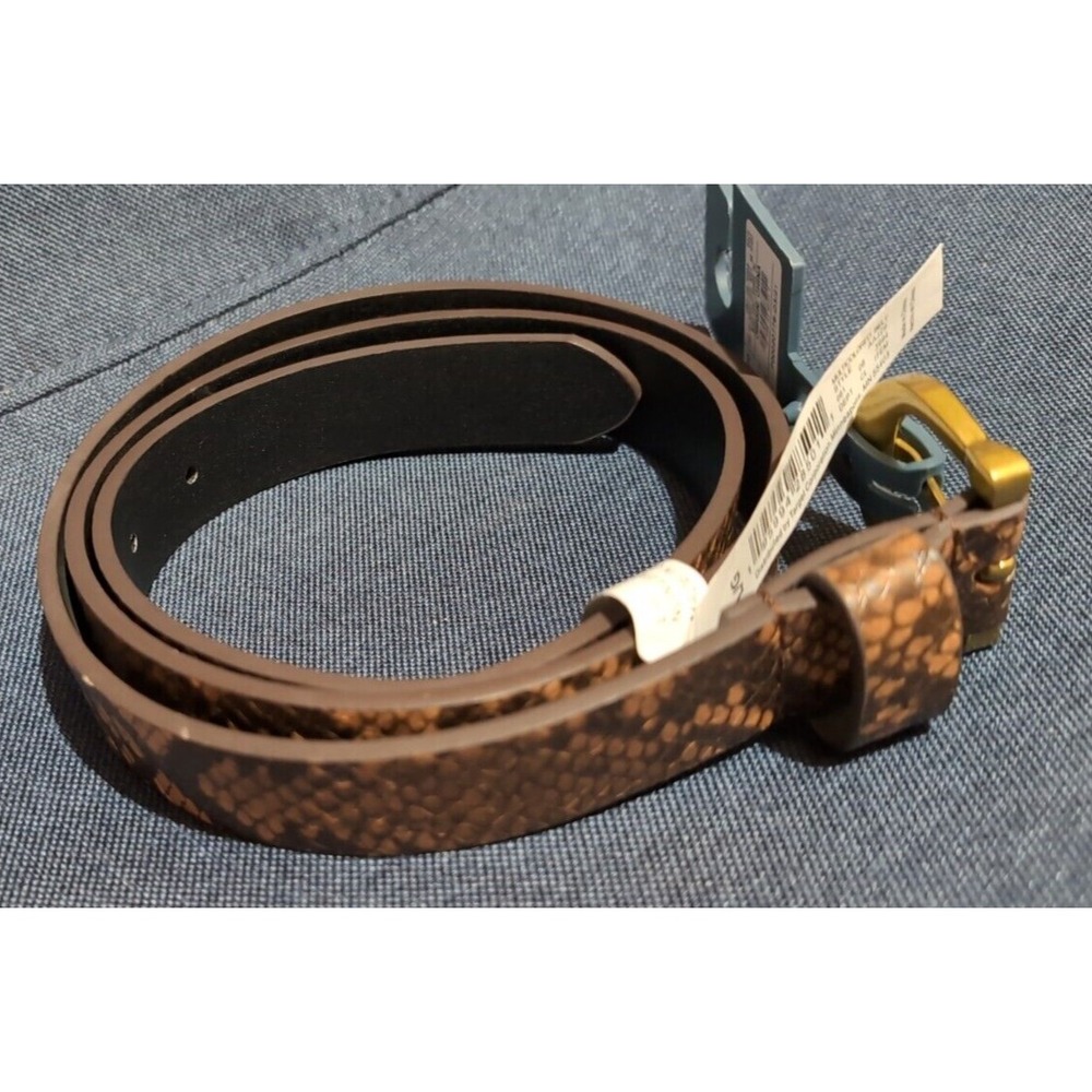 Universal Thread snake print Women's size S Belt Brown New